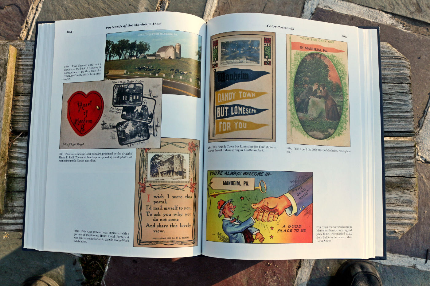 Postcard Book Manheim Historical Society